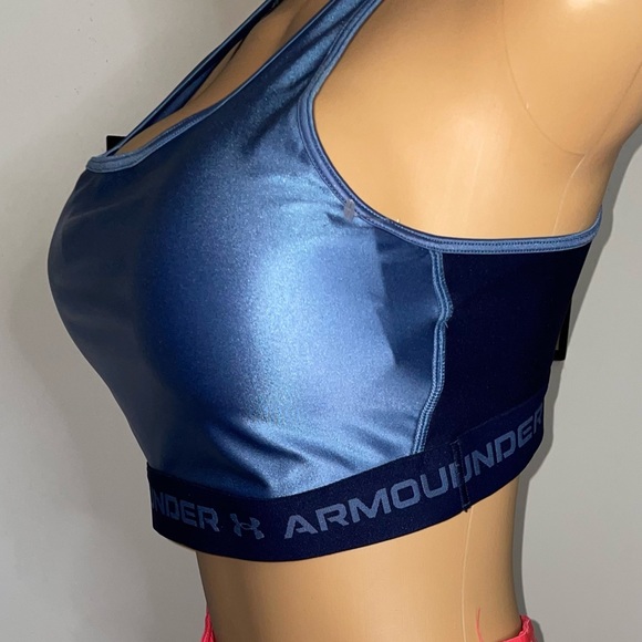 NWT UNDER ARMOUR COMPRESSION CROP TOP SZE XL - Picture 2 of 5
